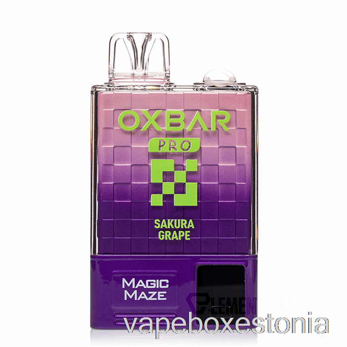 Vape Box Estonia Oxbar Magic Maze Pro 10000 ühekordne Sakura Viinamari